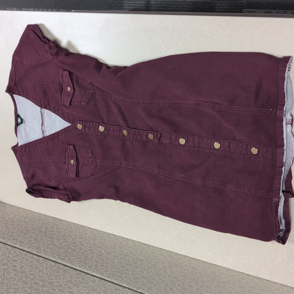 GBG Los Angeles Jean short mini dress - medium